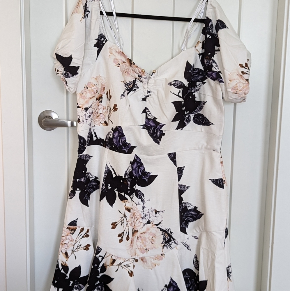 City Chic Floral Dress